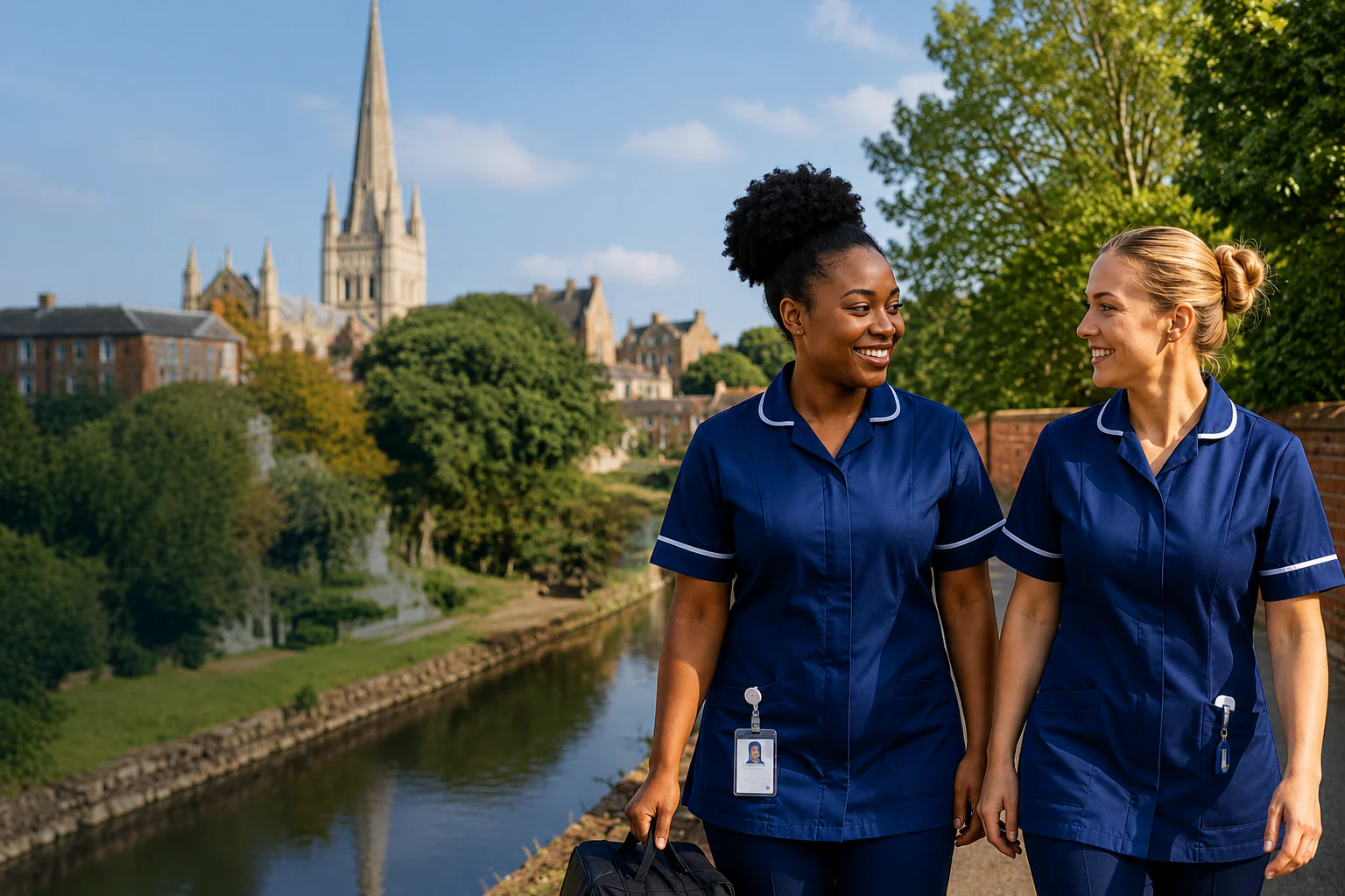 Healthcare assistant jobs Norwich — agency HCA supporting elderly resident in Norfolk care home